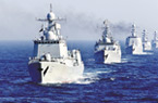 中俄举行海上联合军演