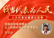 张玉珍：加强美丽海湾建设 让人民群众享受到碧海蓝天