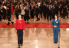 十四届全国人大二次会议第二场“代表通道” 采访活动