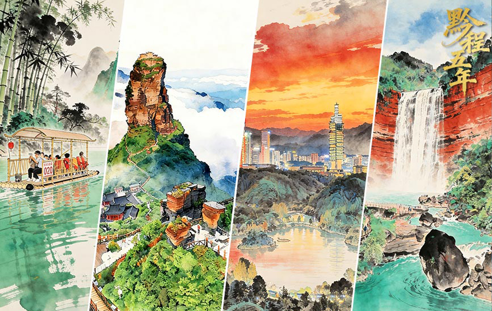 黔程五年 | 贵州：山河远望处 点绿成金时