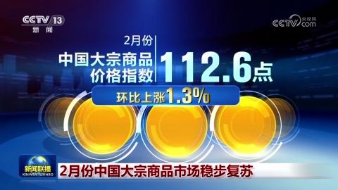 2月份中國大宗商品市場穩步復蘇