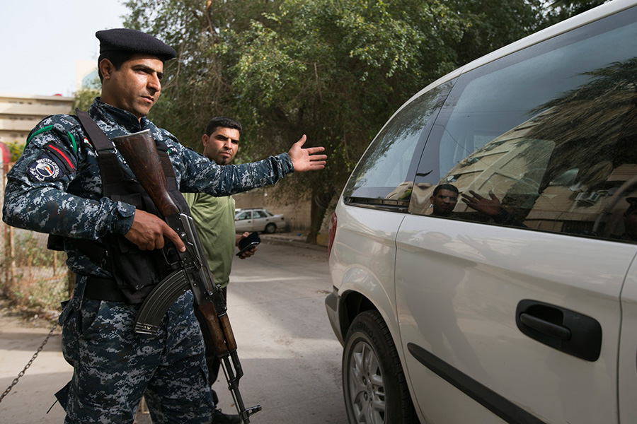 伊拉克大选前夕戒备森严